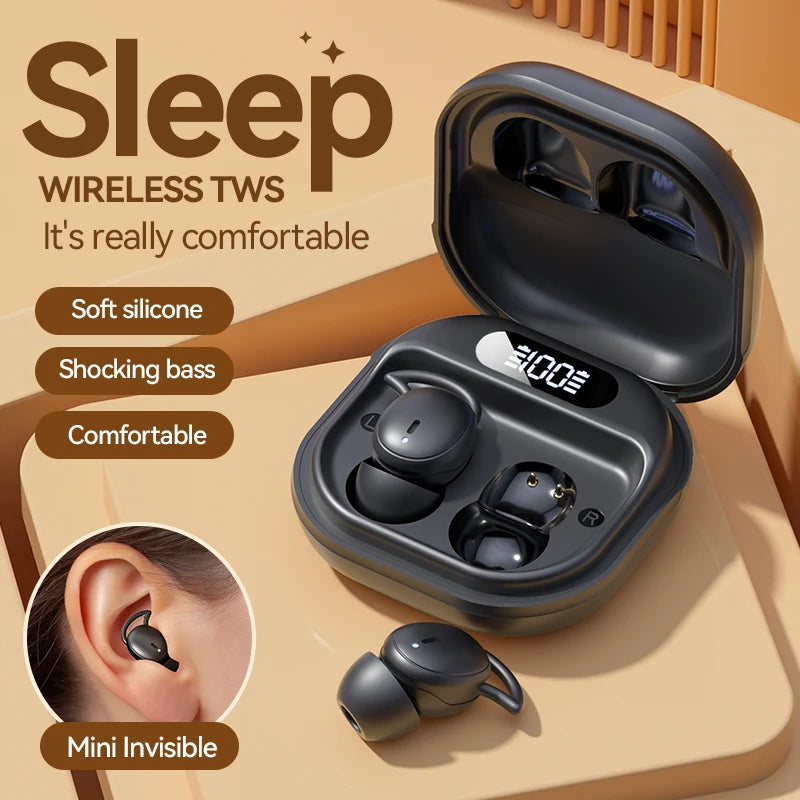sem fio sono invisível fones de ouvido bluetooth5.4 jogos esporte alta fidelidade som estéreo música fones tws
