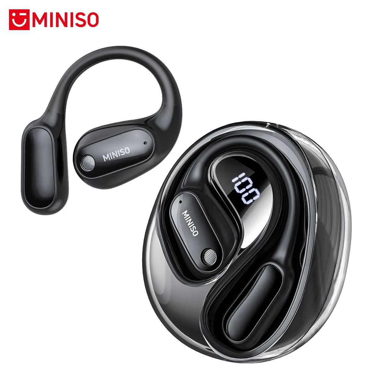 Translator MINISO MS190 New OWS Wireless Headphones Sport Waterproof Headsets Intelligent Bluetooth Translation Earbuds