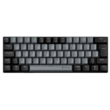 Mechanical Keyboard Gamer Grey 60% Hot Swap Switch Bronw Red Brown Red ABNT2 USB Titorion TE002