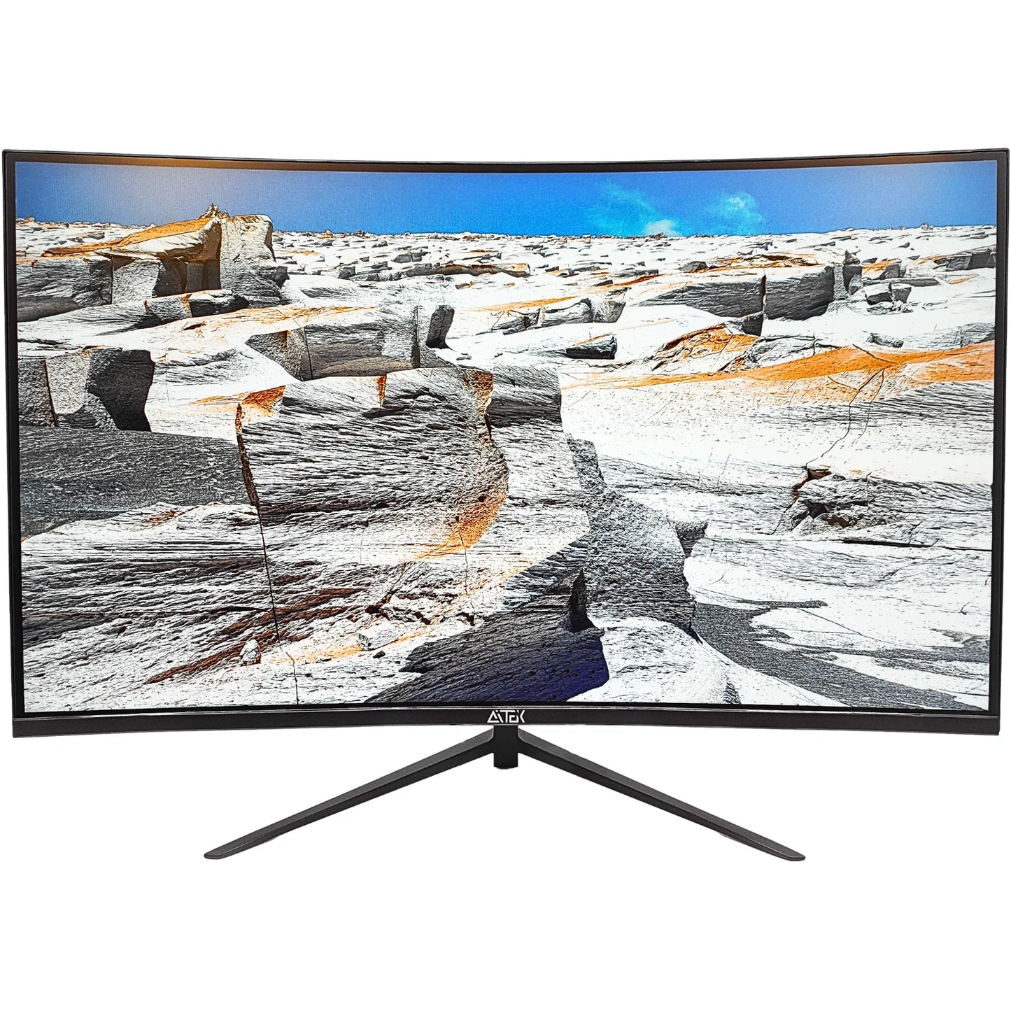 Gamer Monitor Curved 27 Inch 100Hz Full HD 1080p 3Ms PC VGA VESA HDMI Computer Ultrafine Screen Games Office