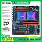 Brazil in Stock MLLSEPlaca-mãe X99 DUAL LGA 2011-3 CPU Socket C612 Mainboard DDR4 M.2 NVME Intel Xeon E Series Kit AI