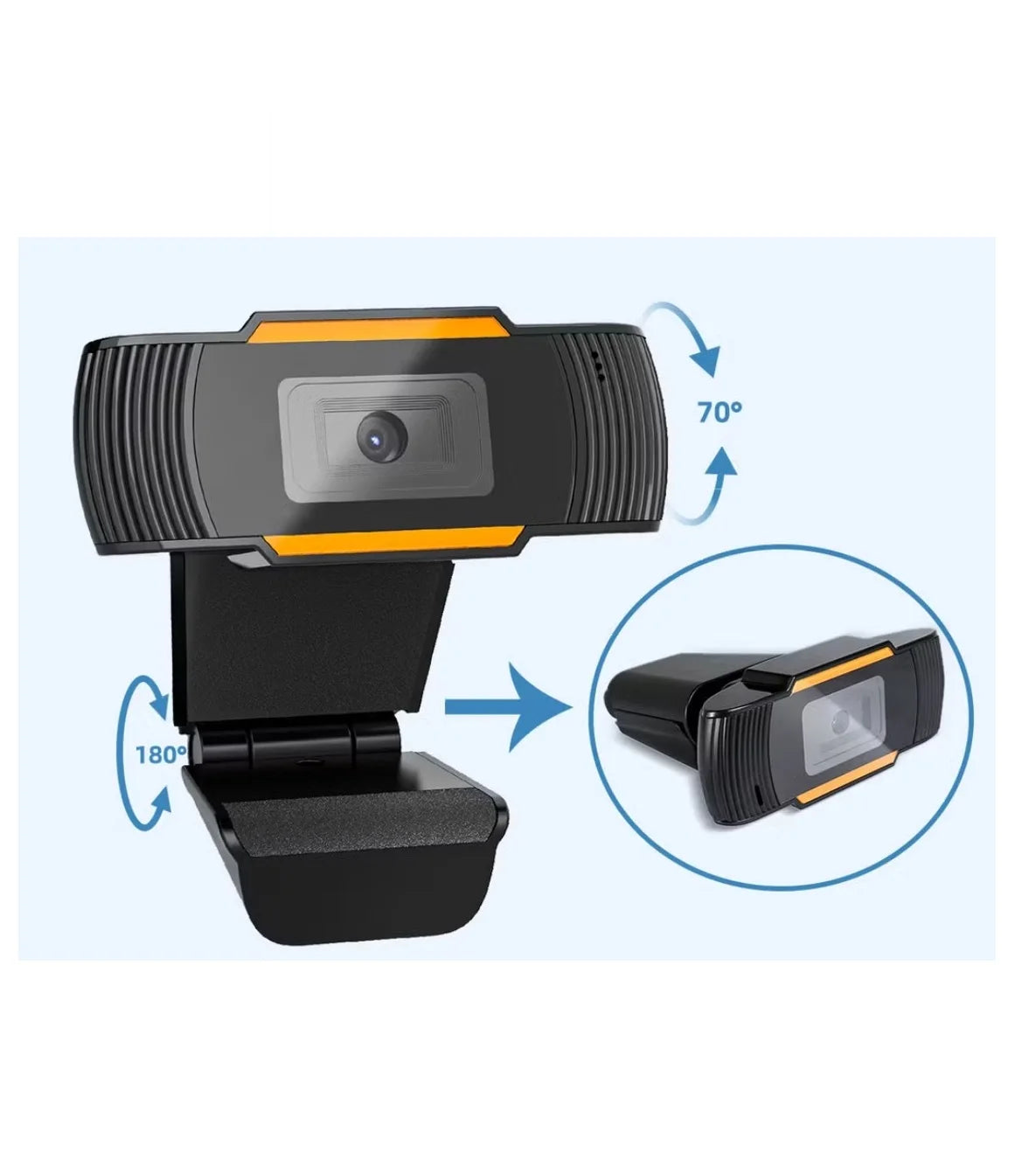 Webcam Full Hd 1080p USB C/Microphone Camera For PC Or Notebook