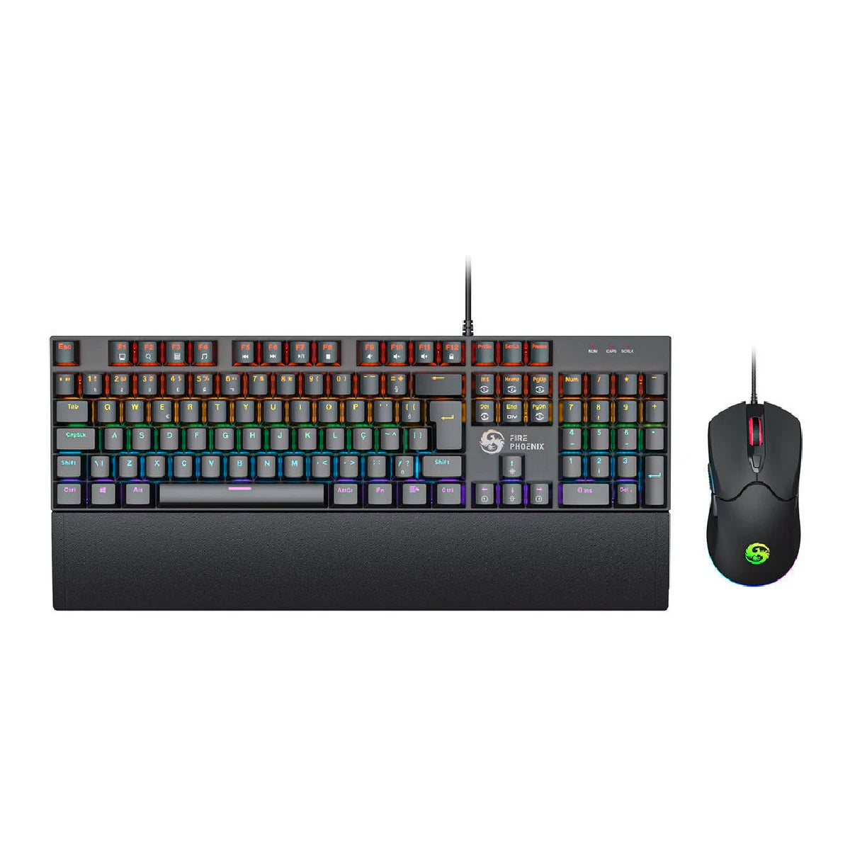 Mechanical Keyboard And Mouse Kit Dpi 7200 Abnt2 Gamer Light Led Rgb Switch Red Usb Mouse Pad For Computer Pc Bk-06