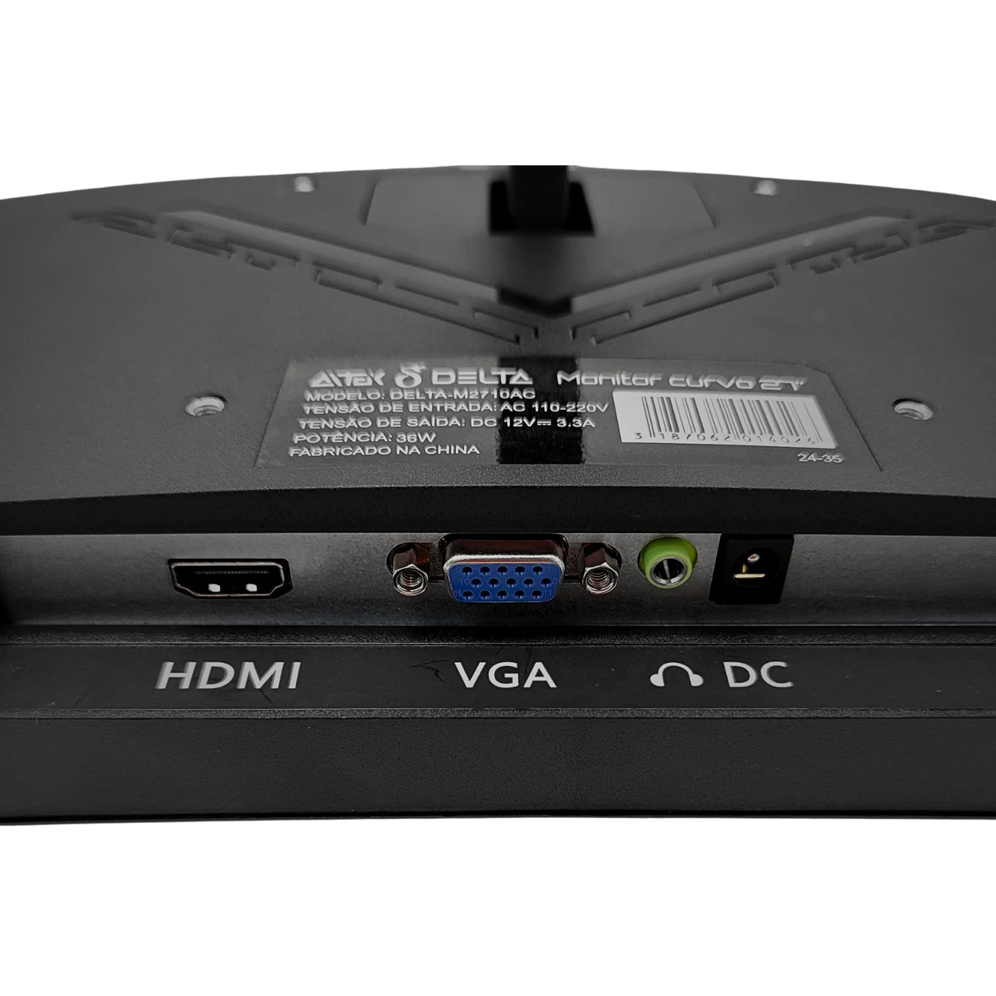 Gamer Monitor Curved 27 Inch 100Hz Full HD 1080p 3Ms PC VGA VESA HDMI Computer Ultrafine Screen Games Office
