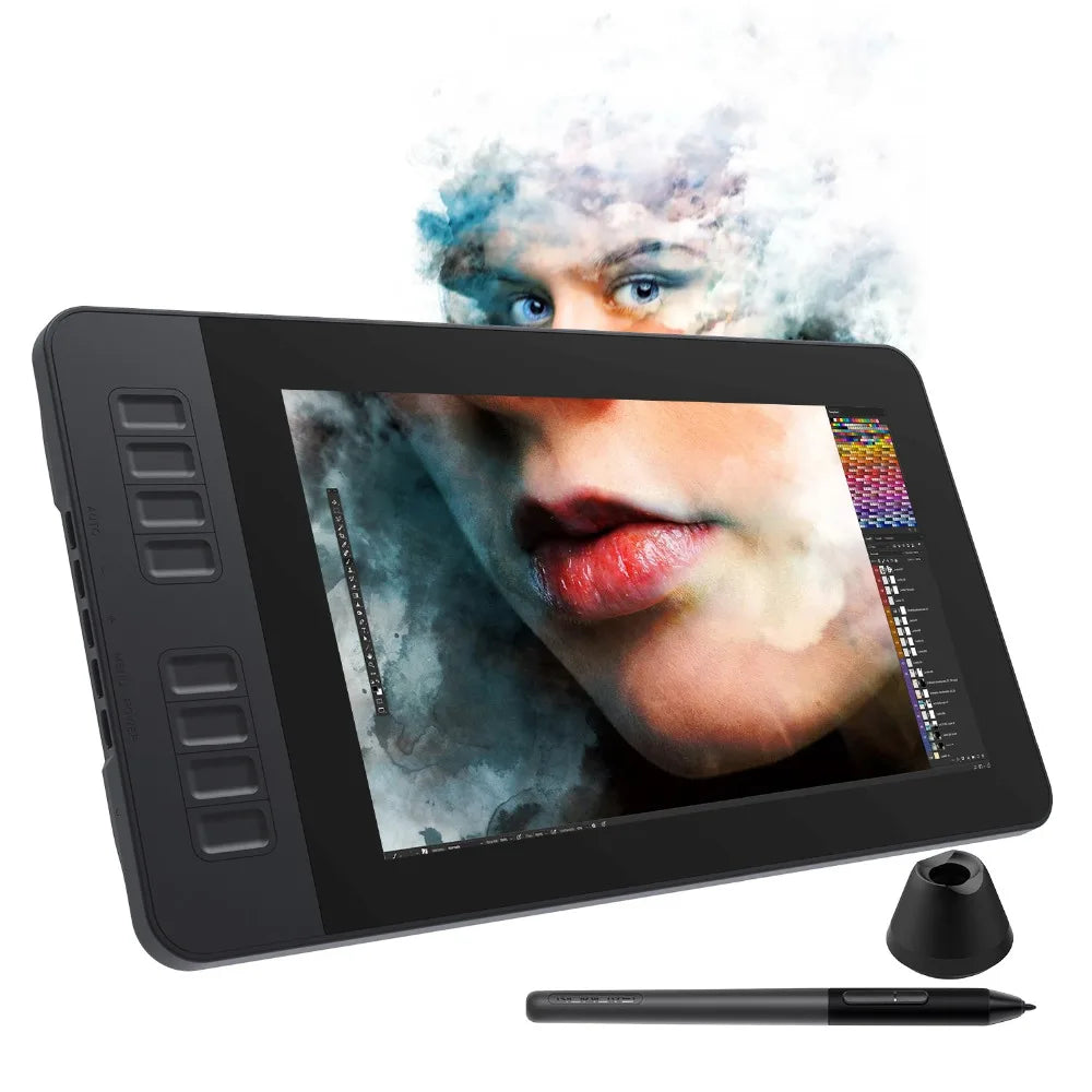 GAOMON PD1161 Graphics Tablet 11.6 Inch IPS Screen Drawing Pen Display with 8 Shortcut Keys and 8192 levels Battery-Free Stylus
