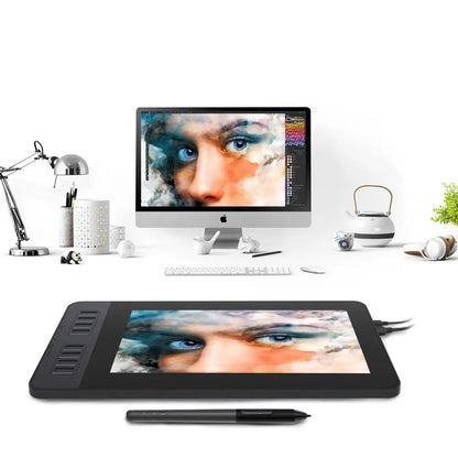 GAOMON PD1161 Graphics Tablet 11.6 Inch IPS Screen Drawing Pen Display with 8 Shortcut Keys and 8192 levels Battery-Free Stylus
