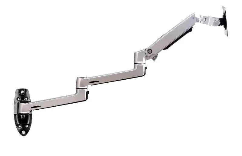 V63W / XSJ8013W Wall Mount Aluminum Ultra Long Mechanical Spring Arm Monitor Support Full Motion Monitor Holder Mount Bracket