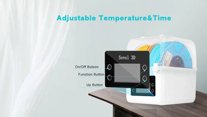 Sovol Filament Dryer SH01 Filament Dehydrator 3D Printer Spool Holder with Upgraded Fan, Dry Box for 1.75mm, 2.85mm Filament