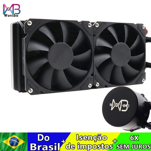 Water Cooling Computer 240mm CPU Cooler PWM 4PIN CPU Ventilador For Intel LGA 1200 115x 1700 2011 AMD AM4 AM5 Radiator