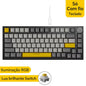 AJAZZ AK820 / AK820 Pro Free shipping for local shipments from Brazil Mechanical Keyboard 82 Keys Gamer Keyboard for Laptop PC