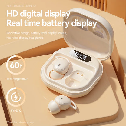 sem fio sono invisível fones de ouvido bluetooth5.4 jogos esporte alta fidelidade som estéreo música fones tws