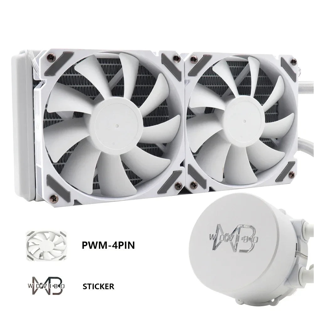 Water Cooling Computer 240mm CPU Cooler PWM 4PIN CPU Ventilador For Intel LGA 1200 115x 1700 2011 AMD AM4 AM5 Radiator