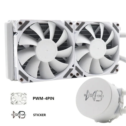 Water Cooling Computer 240mm CPU Cooler PWM 4PIN CPU Ventilador For Intel LGA 1200 115x 1700 2011 AMD AM4 AM5 Radiator