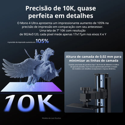 PRESALE ANYCUBIC Photon Mono 4  Ultra AE Version LCD 3D Printer with 7" 10K high-definition screen UV Resin 3D Printing