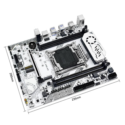 MACHINIST X99 K9 Motherboard C612 Chip Supports TPM 2.0 LGA 2011-3 CPU Four Channel DDR4 RAM PCIE3.0 USB3.0 for Desktop Host