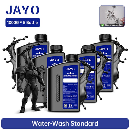 JAYO Water Washable Resin For 3D Printer 405nm UV Resin Water-Wash 3D Printer Resin For DLP LCD Printer 3D Printing Material