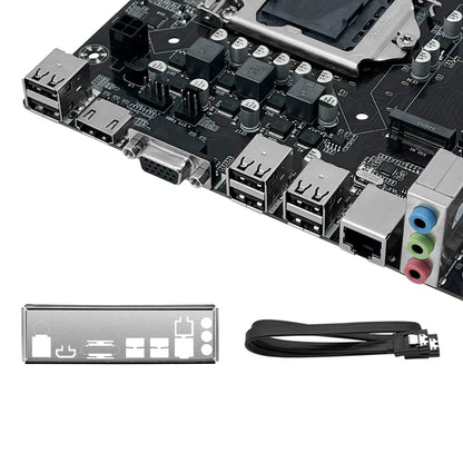 MACHINIST H61 Motherboard M.2 NVME PCIEx16 DVI Supports Dual-channel DDR3 RAM Intel Core 2/3 Gen CPU LGA1155 for Desktop PC