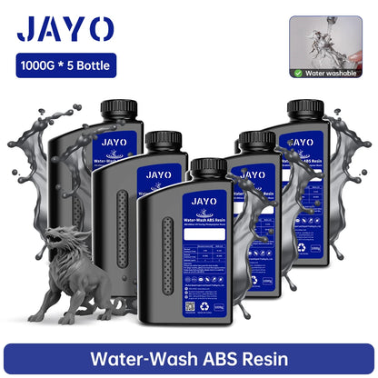 JAYO Water Washable Resin For 3D Printer 405nm UV Resin Water-Wash 3D Printer Resin For DLP LCD Printer 3D Printing Material