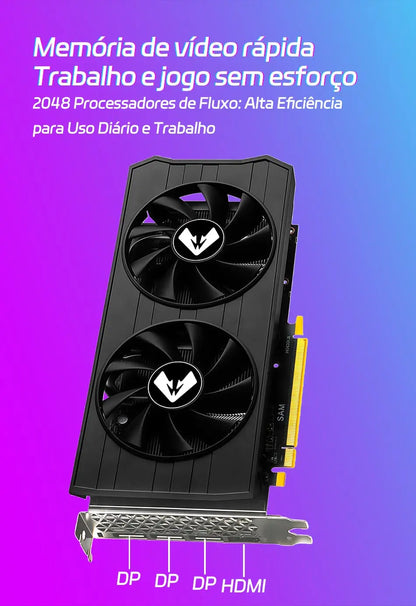 MOUGOL Original RX580 8G Video Card GDDR5 Memory Gaming Graphics Card Desktop Computer placa de video AMD Radeon rx 580 8gb GPU
