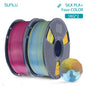 SUNLU 2KG Silk PLA Plus Four Colors Filament 1KG 1.75mm Pla+ Rabinbow Four Colors Neatly Wound 3D Filament for 3D Printer