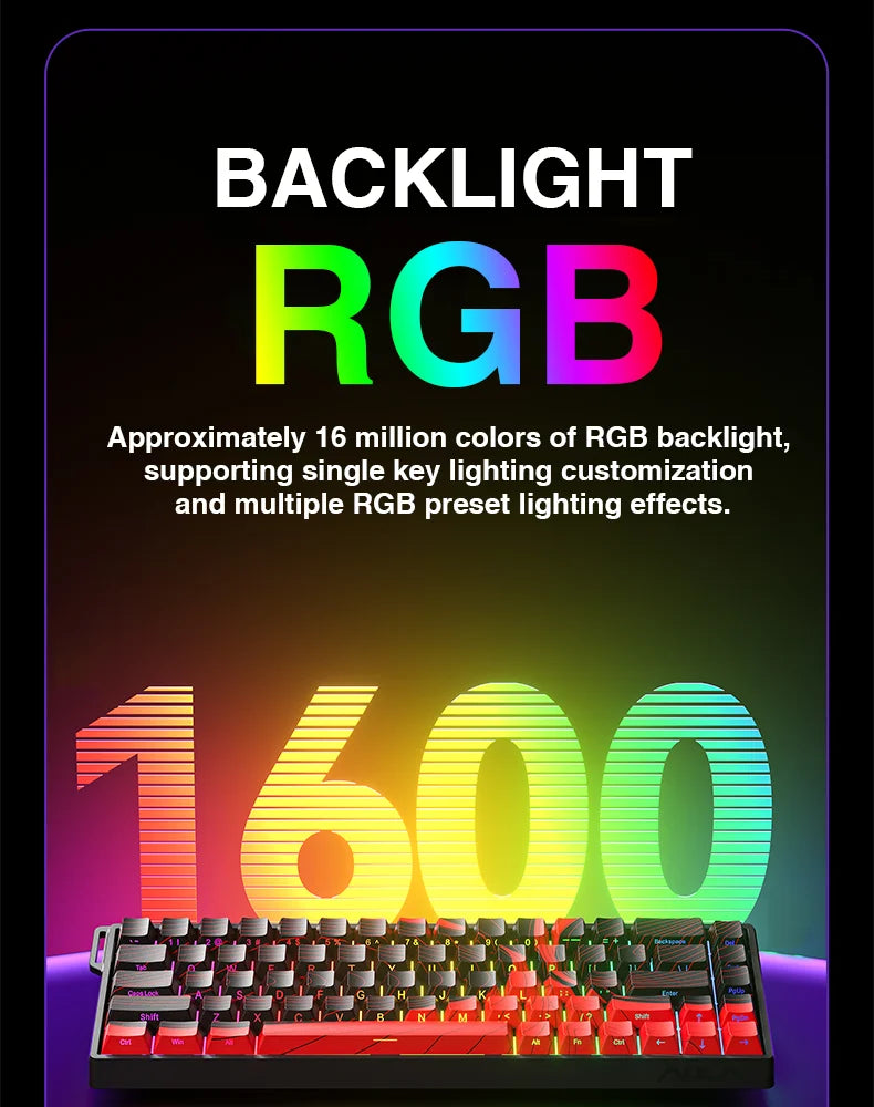 AULA WIN60 Magnetic Switch Keyboard Rapid Trigger 8K Return RGB Hotswap 60% Custom Gaming Keyboard