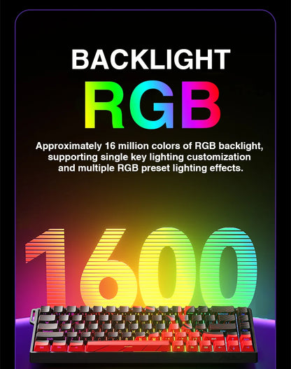 AULA WIN60 Magnetic Switch Keyboard Rapid Trigger 8K Return RGB Hotswap 60% Custom Gaming Keyboard