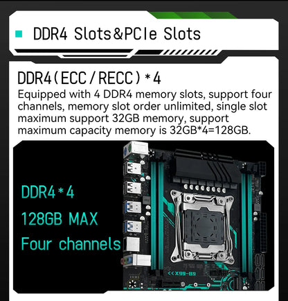 MACHINIST X99 B9 Motherboard LGA 2011-3 support Xeon E5 2660 2680 V4/v3 serie CPU Processor DDR4 RAM Memory NAME M.2 M-ATX