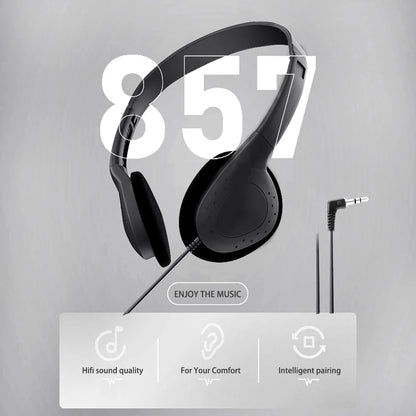 3.5mm Wired Stereo Headset Bass Hi-Fi Gaming Headset For PC, Mobile Phone, PS Game Console, etc.