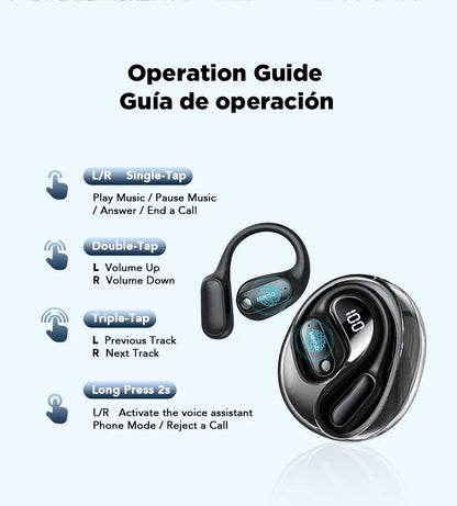 Translator MINISO MS190 New OWS Wireless Headphones Sport Waterproof Headsets  Intelligent Bluetooth Translation Earbuds