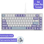 AJAZZ AK820 / AK820 Pro Free shipping for local shipments from Brazil Mechanical Keyboard 82 Keys Gamer Keyboard for Laptop PC