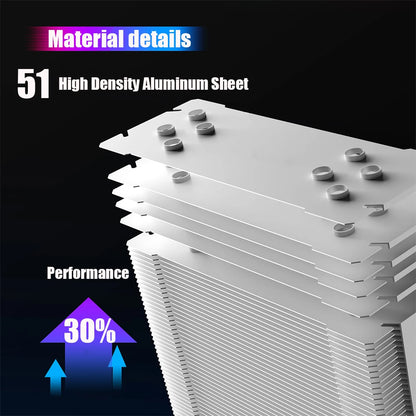 4 Heat Pipes CPU Cooler PWM 4PIN 120mm Fan Radiator for Intel LGA 1150 1151 1155 1200 1700 2011 AMD AM4 ARGB Refrigerador De
