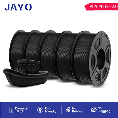 JAYO 5Rolls PLA/PLA Plus/petg/ABS/TPU/PLA meta/PLAYG/HS-PLA 3D Printer Filament 1.75mm FDM 3D Printer Materials for 3D Printer