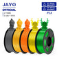 JAYO PLA Filament 1.75MM 5 Rolls/set 3D Printer Filament PLA For FDM 3D Printers Neatly Wound 3D Printing Filament Macaron Color