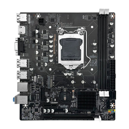 MACHINIST H61 Motherboard M.2 NVME PCIEx16 DVI Supports Dual-channel DDR3 RAM Intel Core 2/3 Gen CPU LGA1155 for Desktop PC