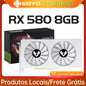 SOYO Radeon RX580 8G Graphics Cards GDDR5 Video Card DP DVI PCIE3.0x16 for Gaming Computer GPU Card RX 580 Full New SOYO AMD