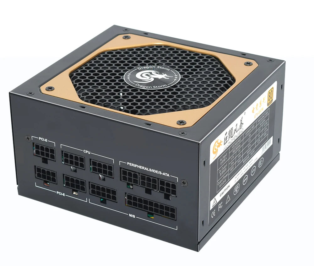 Full Modular ATX 850W 80Plus Gold 20+4Pin 12V Professional E-Sports Video Game Computer PSU For PC Desktop Power Supply