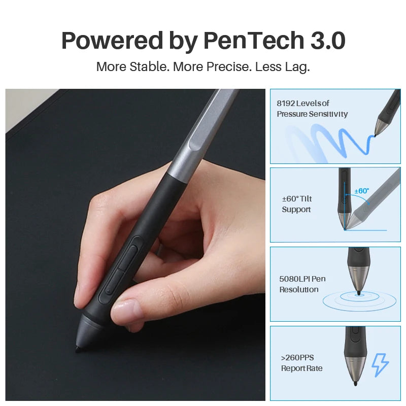 Multi-colored Graphics Tablets Huion Inspiroy 2 S/M/L Digital Tablet Professional Design Drawing Tablet Portable Signature Pad