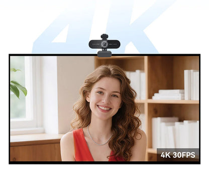 4K Webcam 1080P 60fps Video Camera EMEET C60E 4K Autofocus USB  Camera for Computer/PC Living/ Video Call/ Conference Web Cam