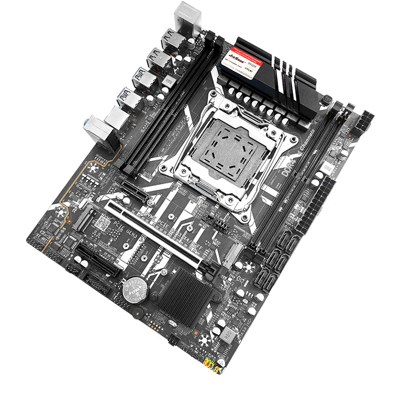 JIESHUO NEW X99 Gaming Motherboard USB3.0 Dual Channel DDR4 Memory PCIEx16 LGA2011-3 Support M.2 NVME for Computer Components