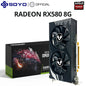 SOYO Radeon RX580 2048SP 8G Graphics Card GDDR5 Memory 256Bit AMD Gaming Video Card DP DVI Interface for Desktop Computers