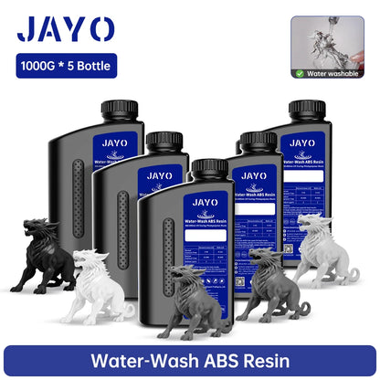 JAYO Water Washable Resin For 3D Printer 405nm UV Resin Water-Wash 3D Printer Resin For DLP LCD Printer 3D Printing Material