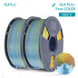 SUNLU 2KG Silk PLA Plus Four Colors Filament 1KG 1.75mm Pla+ Rabinbow Four Colors Neatly Wound 3D Filament for 3D Printer
