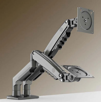 NB NEW F160 gas spring 17"-27"30" Dual Monitor Holder Arm desktop 360 rotate computer holder 2-9KG Monitor bracket USB3.0 port