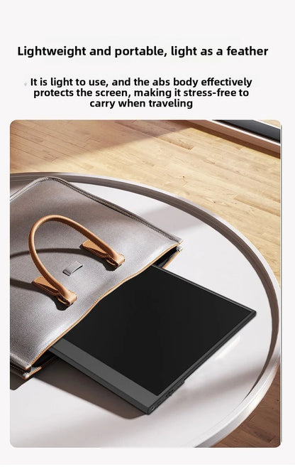 15.6" FHD IPS Portable Touch Monitor, USB-C Plug & Play Second Screen for Laptop/Mobile/Switch/PS5/Xbox, for Gaming & Office