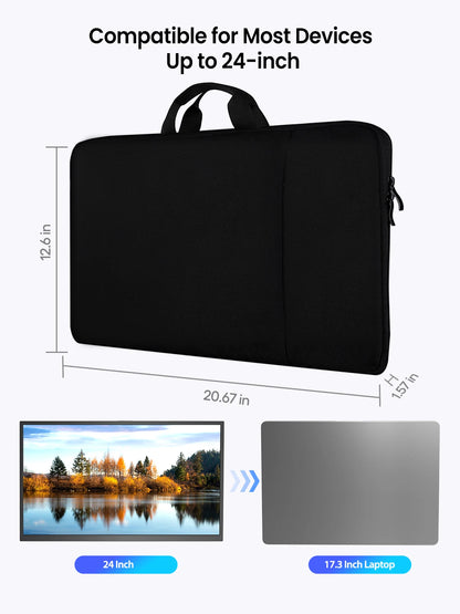 UPERFECT 24 inch Travel Carrying Bag for Apple iMac Desktop Computer Laptop Sleeve Protective Storage Monitor Case Dust Cover