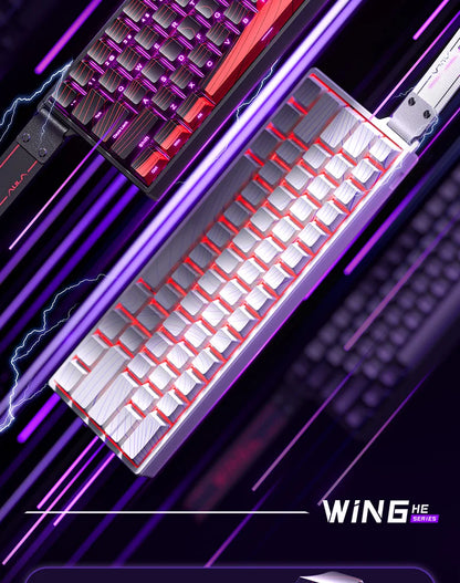 AULA WIN60 Magnetic Switch Keyboard Rapid Trigger 8K Return RGB Hotswap 60% Custom Gaming Keyboard