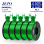 JAYO PLA Filament 1.75MM 5 Rolls/set 3D Printer Filament PLA For FDM 3D Printers Neatly Wound 3D Printing Filament Macaron Color