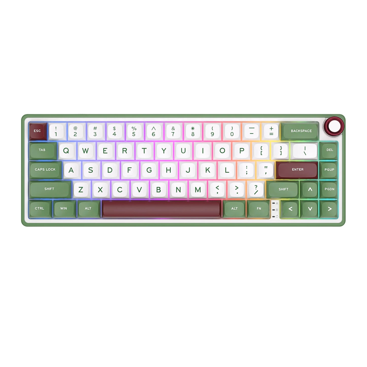 RK R65 Brazilian Portuguese Mechanical keyboard 66Keys Gasket RGB Backlit Hot-swappable Gamer keyboard Brazil RK Royal Kludge