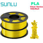 SUNLU Mix-Color 2Roll PLA/PLA Matte/Clear Filament 1.75mm 1kg Spool (2.2lbs) Neatly Wound Filament Fit Most FDM Printer