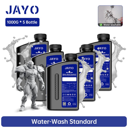 JAYO Water Washable Resin For 3D Printer 405nm UV Resin Water-Wash 3D Printer Resin For DLP LCD Printer 3D Printing Material
